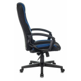 Игровое кресло Бюрократ Zombie 9 Black/Blue (ZOMBIE 9 BLUE)