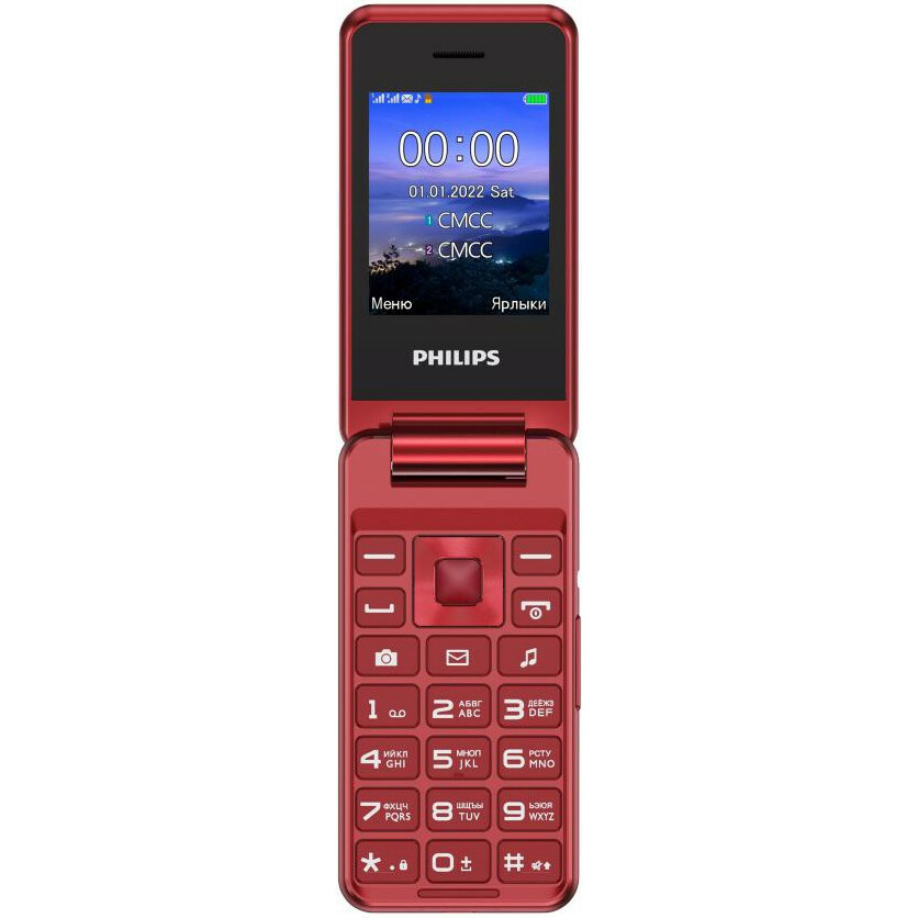 Телефон Philips Xenium E2601 Red - CTE2601RD/00