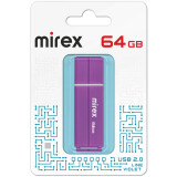 USB Flash накопитель 64Gb Mirex Line Violet (13600-FMULVT64)