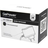 Адаптер питания GoPower 3.0A 12V 5,5x2,5/12мм (00-00018646)