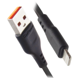 Кабель USB - Lightning, 1м, GoPower GP01L Black (00-00018568)