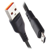 Кабель USB A (M) - microUSB B (M), 1м, GoPower GP01M Black (00-00018564)