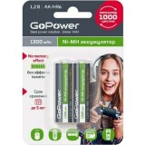 Аккумулятор GoPower (AA, 1300mAh, 2 шт) (00-00018318)