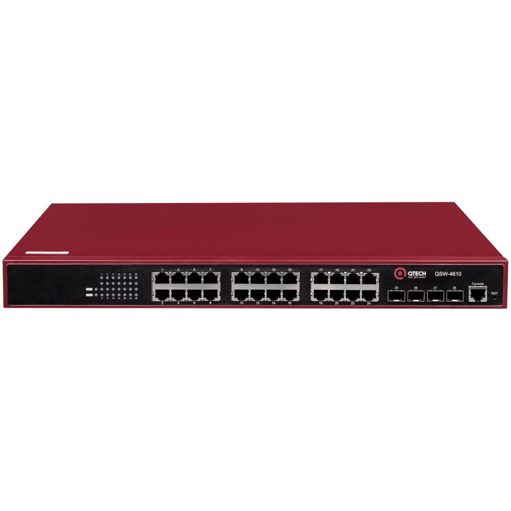 Коммутатор (свитч) QTECH QSW-4610-28T-POE-AC: купить в интернет ...