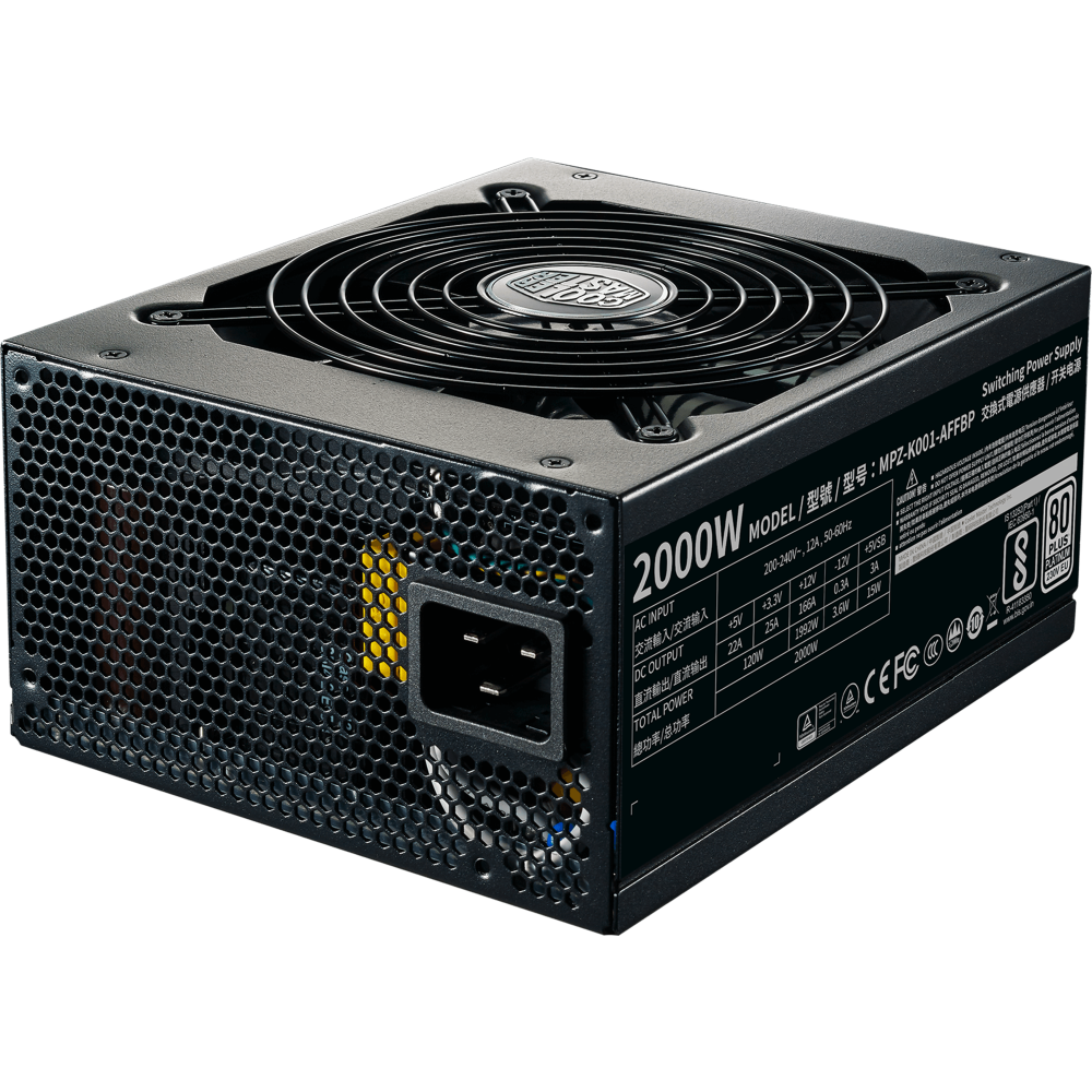 Блок питания 2000W Cooler Master M2000 Platinum (MPZ-K001-AFFBP-EU ...