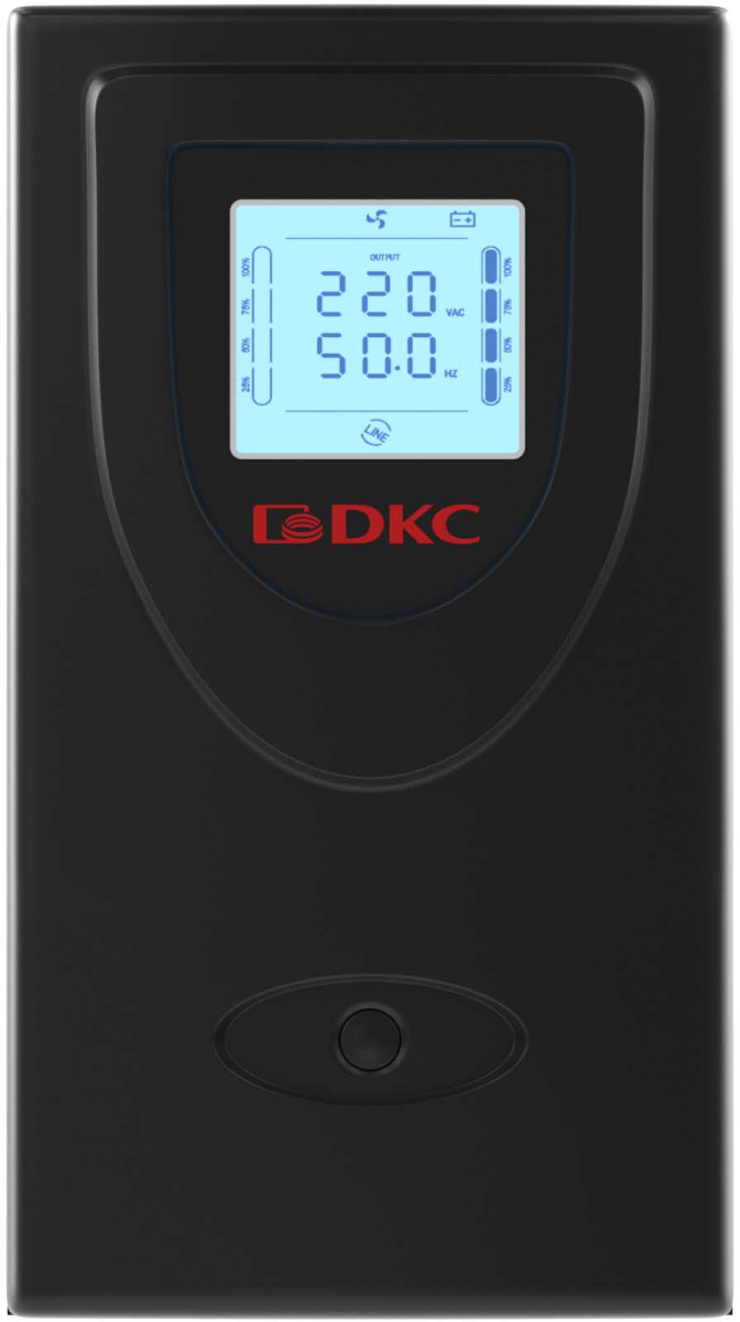 Источник бесперебойного питания DKC INFOLCD2000SI / 2000 ВА / 1200 Вт / 2 x CEE 7 (евророзетка), 2 x IEC 320 C13 (компьютерный), фото2