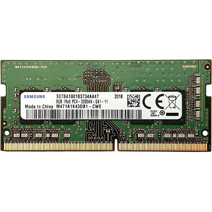 Оперативная память 8GB DDR4 3200MHz Samsung SO-DIMM OEM: купить в