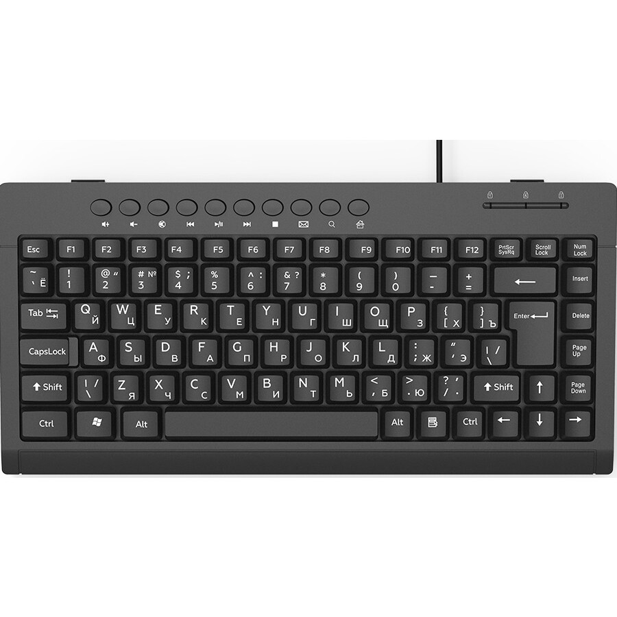 Клавиатура Ritmix RKB-104 Black: купить в интернет магазине Регард ...