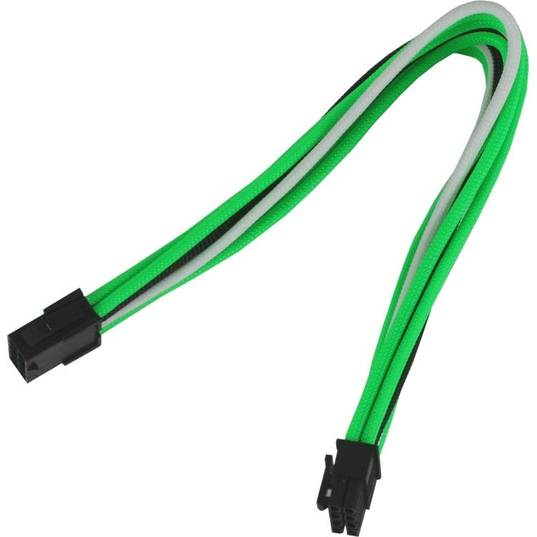 Кабель удлинительный PCIE 8pin PCIE 8pin, 0.3м, Nanoxia NX8PE3EGWS купить в интернет