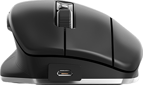 Мышь беспроводная/проводная 3DConnexion CADmouse Pro Wireless Left черный, 7200 dpi, USB, Bluetooth / радиоканал, кнопки - 7, вид 2