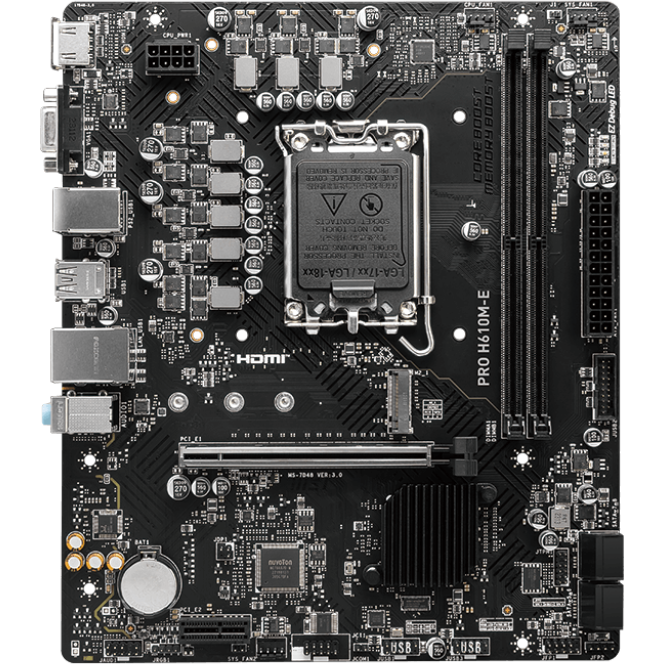 Материнская плата MSI PRO H610M-E: купить в интернет магазине Регард ...