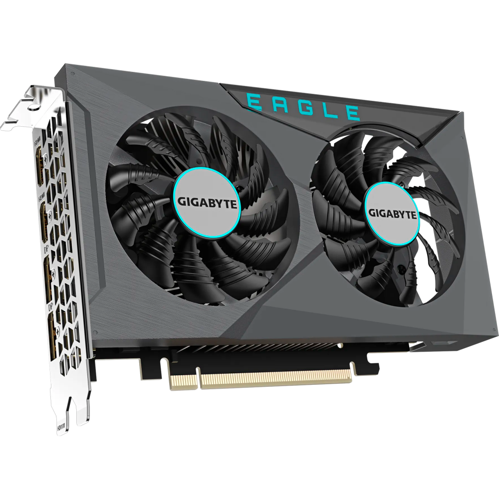 Видеокарта NVIDIA GeForce RTX 3050 Gigabyte 6Gb (GV-N3050EAGLE OC-6GD ...
