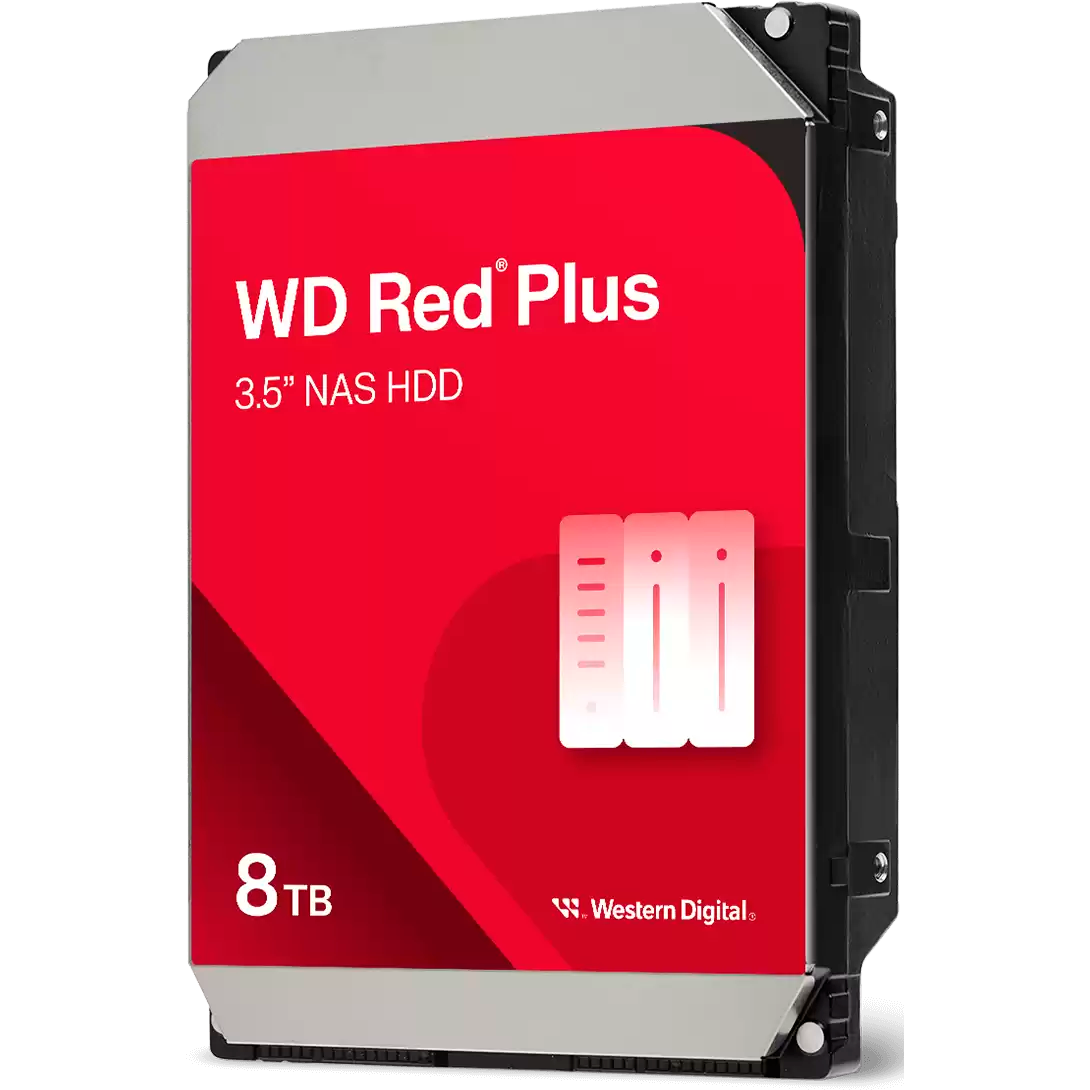 Жёсткий диск 8TB SATA-III WD Red Plus (WD80EFPX): купить в