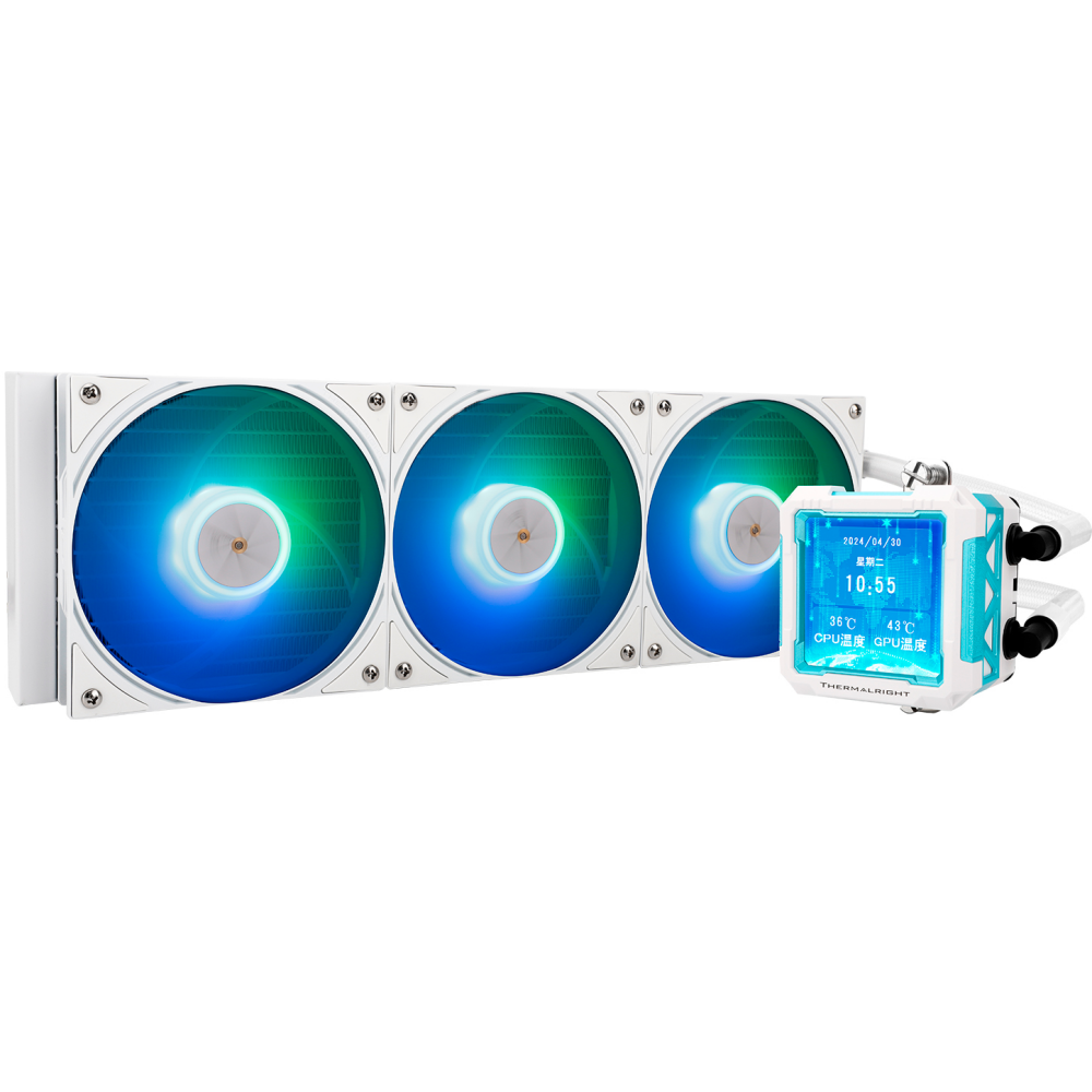 PC用ファン・クーラー Thermalright FROZEN WARFRAME 360 WHITE Система жидкостного охлаждения Thermalright Frozen Warframe PRO