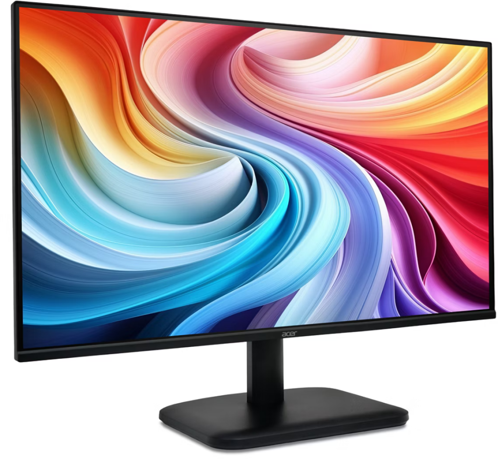 Монитор 27" Acer EK271Gbmix IPS 1920x1080, 120 Гц, 1 мс, 16:9, 250 кд/м², HDMI, VGA, встроенные динамики, черный