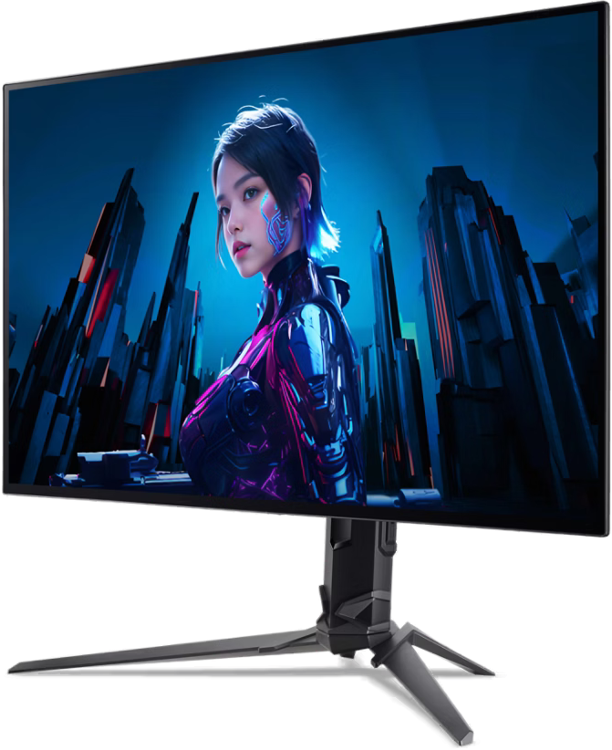 Монитор 27' Acer X27UF3bmiipruzx IPS, 2560x1440, 480 Гц, 0.01 мс, 1300 кд/м², 16:9, 2xHDMI, 1xDP, 1xUSB-C, 2xUSB 3.2, динамики, черный, фото3