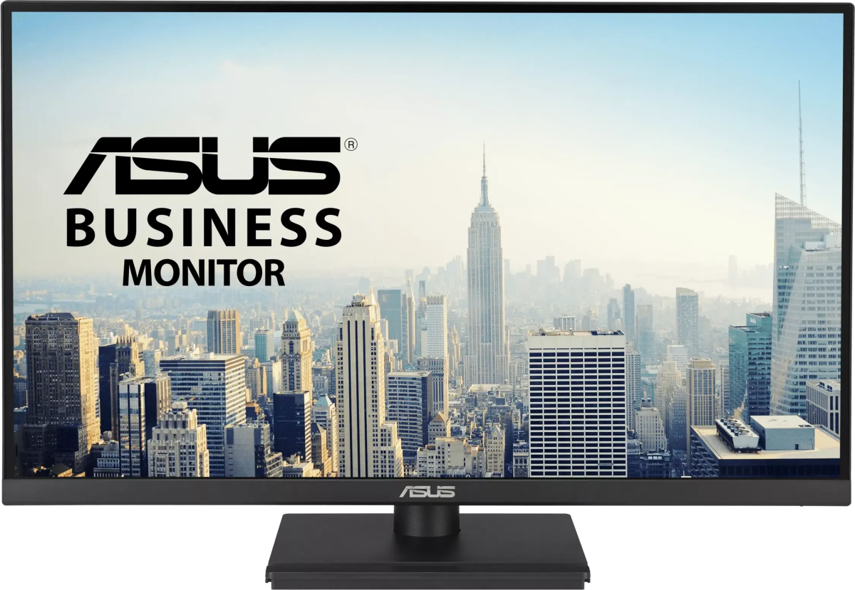 Монитор 27' ASUS Business VA27UCPS IPS 3840x2160, 60 Гц, 5 мс, 16:9, 350 кд/м², HDMI, DP 1.4, USB-C (65 Вт), USB Hub (4x USB 3.0), динамики, 3.5 мм, черный