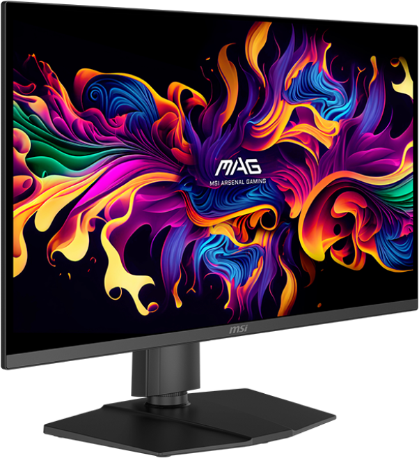 Монитор 26.5' MSI MAG 271QP QD-OLED 2650x1440, 240 Гц, 0.03 мс, 16:9, 240 кд/м², HDMI 2.1, DP 1.4a, 3.5 Jack, USB-C, Adaptive-Sync, черный, фото2
