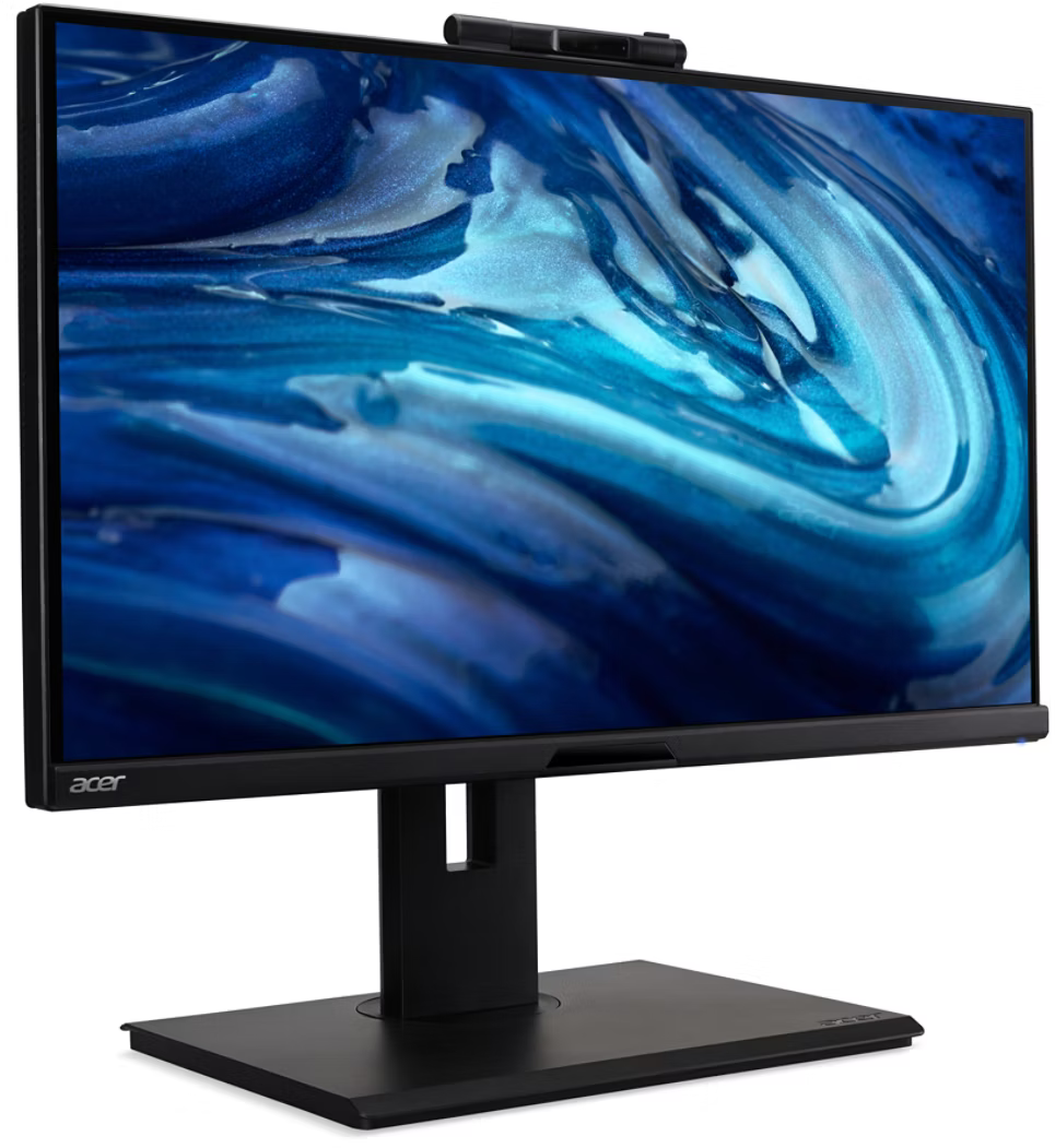 Монитор 27' Acer B278UGbemiqprcuzx IPS 2560x1440, 120 Гц, 4 мс, 16:9, 350 кд/м², HDMI 2.0, DP 1.2, DP out, USB-C (100 Вт), RJ-45, 3.5 Jack, USB Hub (3x USB 3.2), FreeSync, HDR10, динамики (2x2 Вт), веб-камера (5 Мп, IR, микрофон), черный, фото2