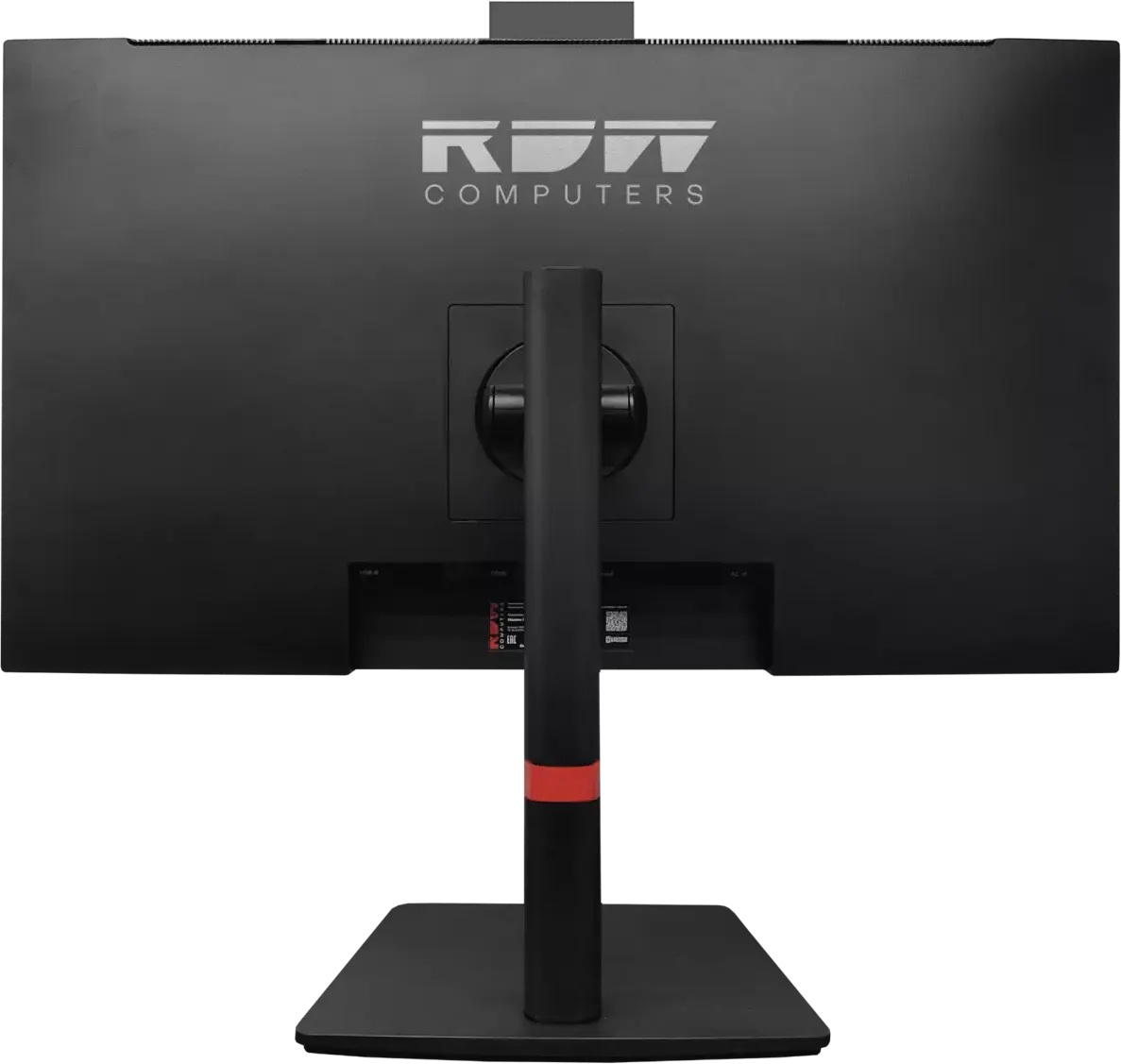 Монитор 23.8' RDW Computers RDW2402K IPS 1920x1080, 100 Гц, 4 мс, 16:9, 300 кд/м², VGA, HDMI 1.4, DP 1.2, USB-C, 3.5 Jack, USB Hub (2x USB 3.2), динамики (2x3 Вт), веб-камера (5 Мп), микрофон, черный, фото3