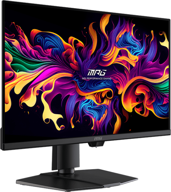 Монитор 26.5' MSI MPG 271QR QD-OLED X50 QD-OLED 2560x1440, 500 Гц, 0.03 мс, 16:9, 300 кд/м² (пиковая 1000 кд/м²), HDMI 2.1, DP, USB-C (98 Вт), USB Hub (2x USB 3.2), 3.5 Jack, HDR10, DisplayHDR 500 True Black, G-Sync Compatible, Adaptive-Sync, динамики, черный, фото3