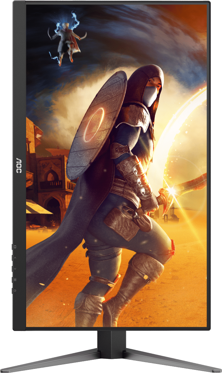 Монитор 27' AOC Q27G4/D IPS 2560x1440, 200 Гц, 0.3 мс, 16:9, 350 кд/м², HDMI 2.0, DP 1.4, 3.5 Jack, DisplayHDR 400, Adaptive-Sync, черный, фото4