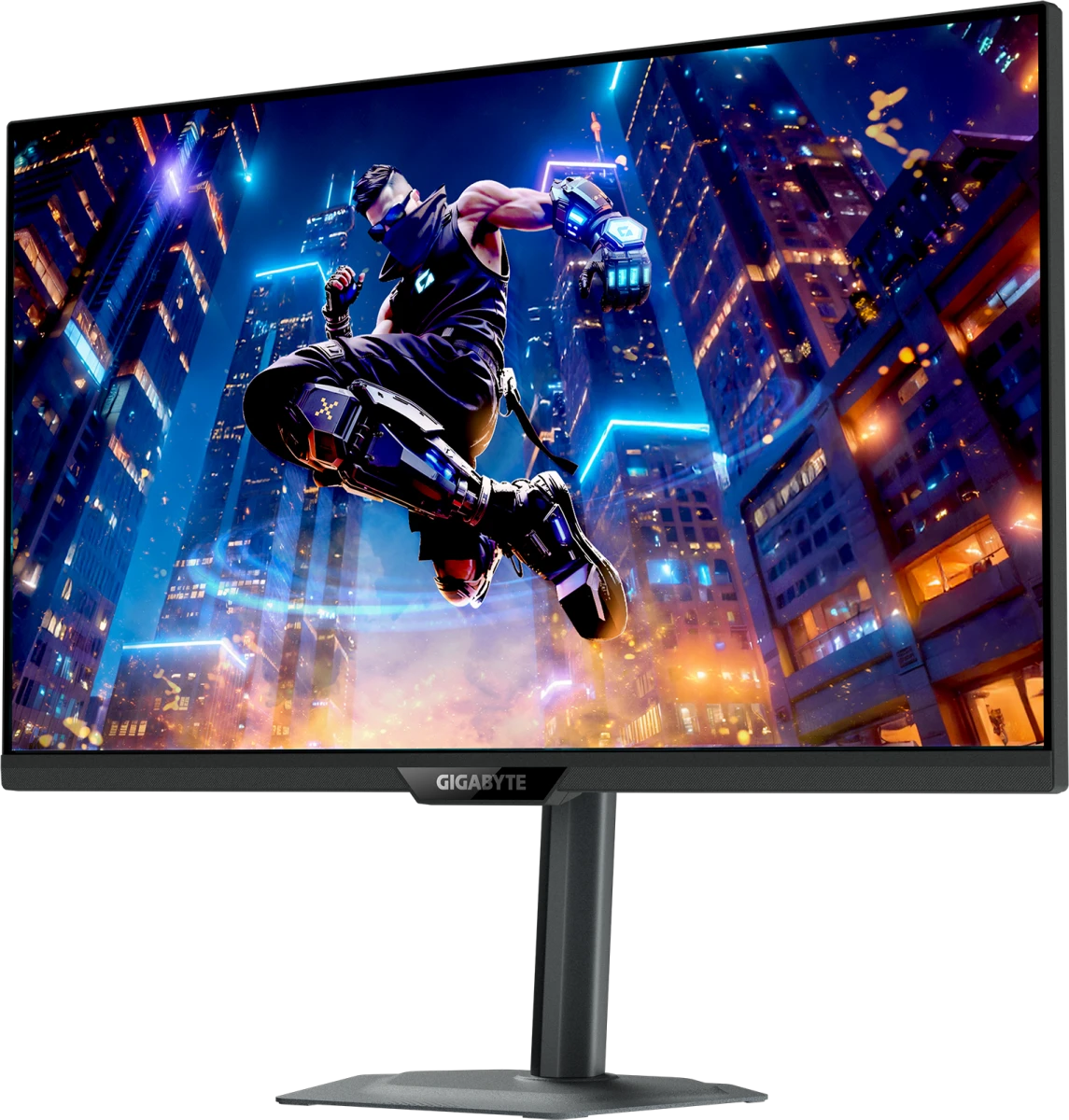 Монитор 27' Gigabyte M27Q2 QD IPS 2560x1440, 200 Гц, 1 мс (GtG), 16:9, 350 кд/м², 2xHDMI 2.0, DP 1.4, USB-C (18 Вт), USB Hub (2x USB 3.2), 3.5 Jack, DisplayHDR 400, G-Sync, KVM, VESA 100x100, черный, фото2