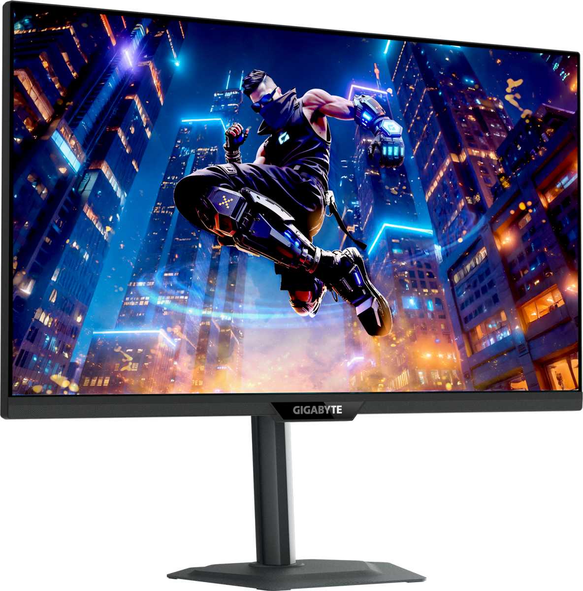 Монитор 27' Gigabyte M27Q2 QD IPS 2560x1440, 200 Гц, 1 мс (GtG), 16:9, 350 кд/м², 2xHDMI 2.0, DP 1.4, USB-C (18 Вт), USB Hub (2x USB 3.2), 3.5 Jack, DisplayHDR 400, G-Sync, KVM, VESA 100x100, черный, фото3