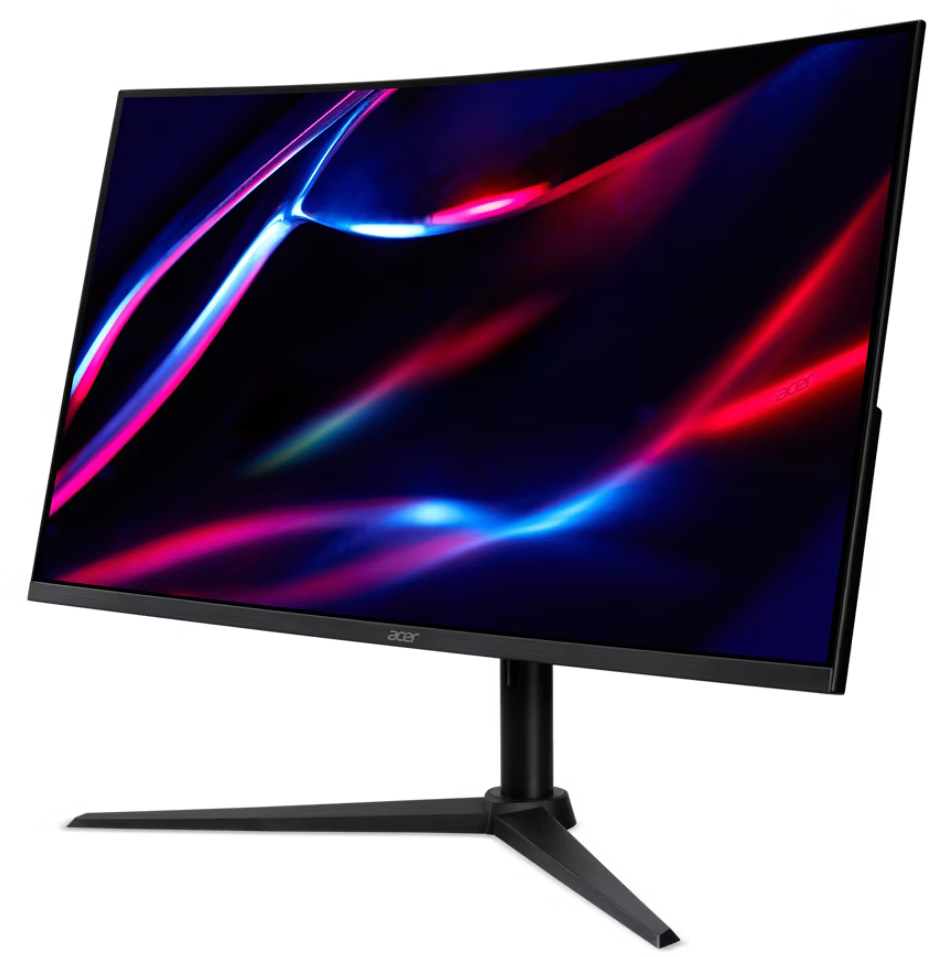 Монитор 31.5' Acer XZ320QS3bmiiphx VA 1920x1080, 180 Гц, 1 мс, 16:9, 250 кд/м², 2xHDMI 2.0, DP 1.4, 3.5 Jack, динамики (2x2 Вт), HDR10, FreeSync, изогнутый экран (1500R), VESA 100x100, черный, фото3