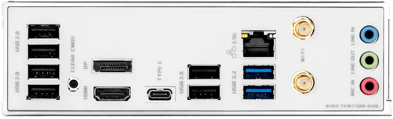 Материнская плата MAXSUN MS-Terminator H770YTX D5 WIFI, LGA1700, Intel H770, 2xDDR5, 4xSATA, 4xM.2, 1xPCIe 5.0 x16, 1xHDMI, 1xDP, 1x2.5Gb LAN, Wi-Fi 6, Bluetooth 5.2, 1xUSB-C 20Gbps, 2xUSB-A 5Gbps, 6xUSB-A 2.0, 3x3.5 мм, 5.1, YTX, фото5