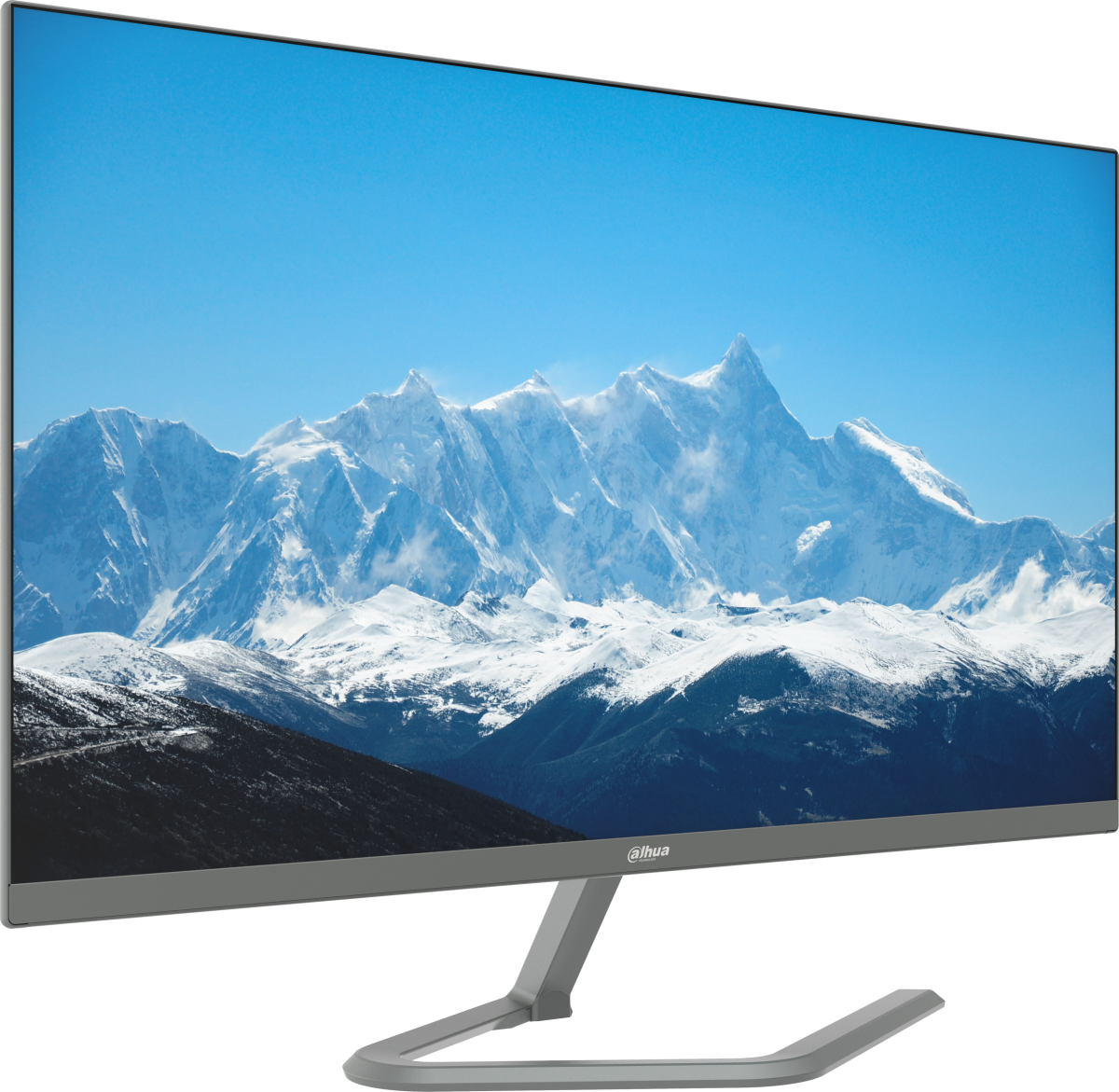 Монитор 27' Dahua DHI-LM27-C201P IPS 1920x1080, 100 Гц, 5 мс, 16:9, 250 кд/м², VGA, HDMI 1.4, 3.5 Jack, Flicker-Free, Blue Light Filter, VESA 100x100, серый, фото2