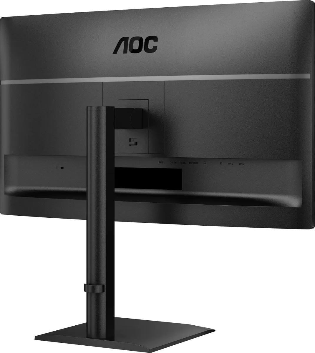 Монитор 27' AOC Q27E4CV IPS 2560x1440, 120 Гц, 4 мс, 16:9, 350 кд/м², HDMI 2.0, DP 1.2, USB-C (90 Вт), USB Hub (4x USB 3.2), RJ45, 3.5 Jack, динамики (2x2 Вт), Adaptive-Sync, VESA 100x100, черный, фото12
