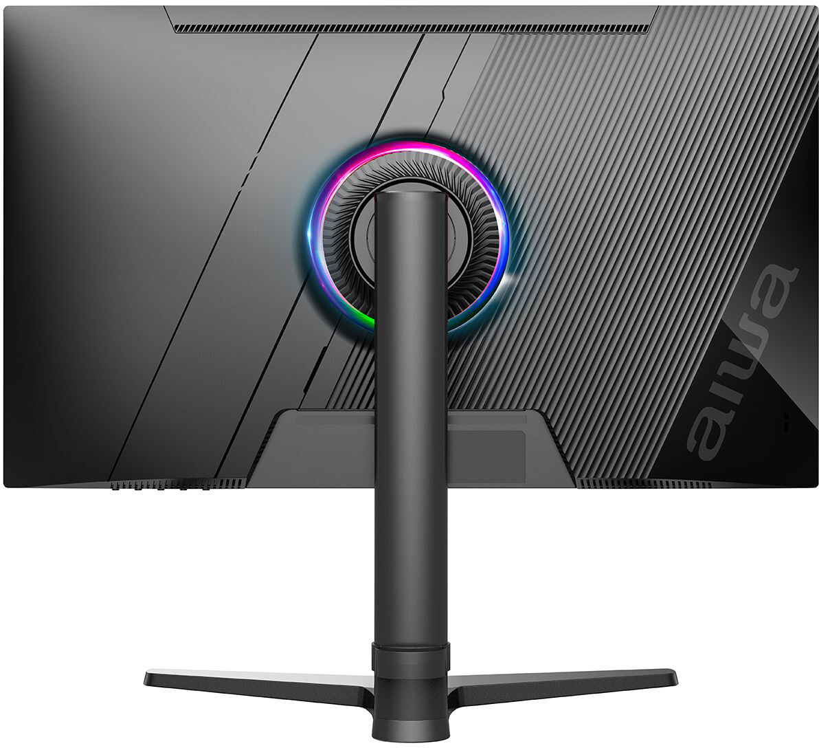 Монитор 27' Aiwa MD2715 IPS 2560x1440, 240 Гц, 1 мс, 16:9, 350 кд/м², 2xHDMI 2.0, 2xDP 1.4, 3.5 Jack, динамики (2x3 Вт), FreeSync, G-Sync, черный, фото3