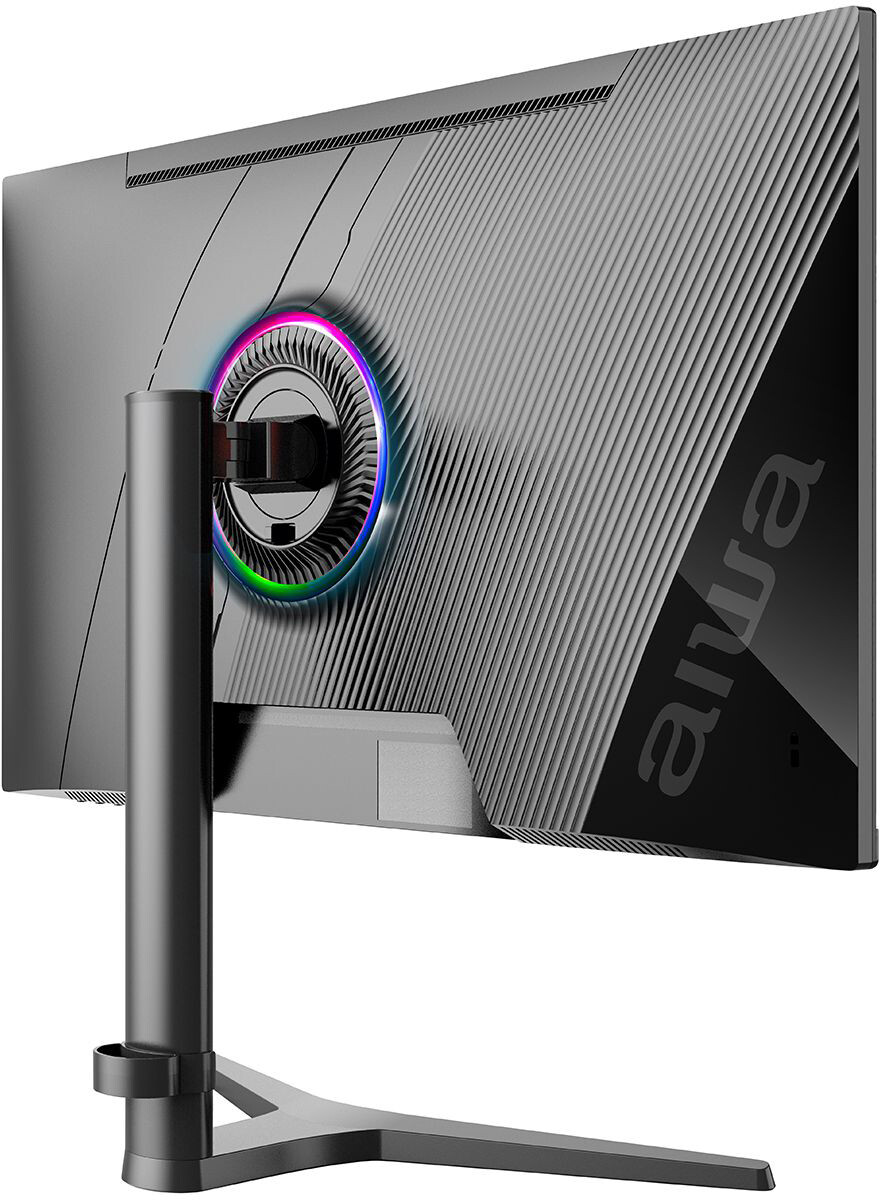 Монитор 27' Aiwa MD2715 IPS 2560x1440, 240 Гц, 1 мс, 16:9, 350 кд/м², 2xHDMI 2.0, 2xDP 1.4, 3.5 Jack, динамики (2x3 Вт), FreeSync, G-Sync, черный, фото4