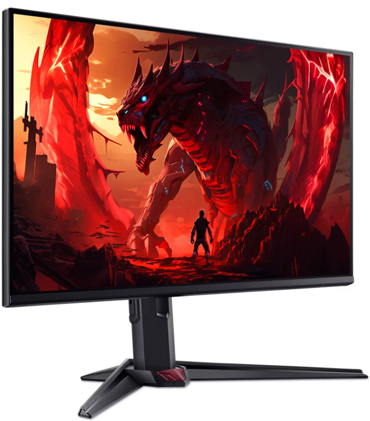 Монитор 24.5' Acer XV250QF3bmiiprx IPS 1920x1080, 320 Гц, 0.5 мс, 16:9, 250 кд/м², 2xHDMI 2.0, DP 1.4, 3.5 Jack, динамики (2x2 Вт), HDR10, FreeSync Premium, черный, фото2