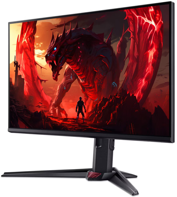 Монитор 24.5' Acer XV250QF3bmiiprx IPS 1920x1080, 320 Гц, 0.5 мс, 16:9, 250 кд/м², 2xHDMI 2.0, DP 1.4, 3.5 Jack, динамики (2x2 Вт), HDR10, FreeSync Premium, черный, фото3