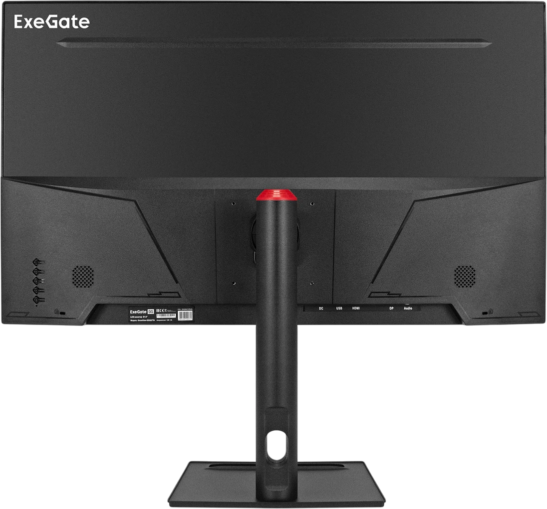 Монитор 31.5' ExeGate SmartView ES3207TA IPS 2560x1440, 75 Гц, 1 мс, 16:9, 300 кд/м², HDMI 2.0, DP, 3.5 Jack, динамики (2x3 Вт), HDR10, FreeSync, черный, фото4