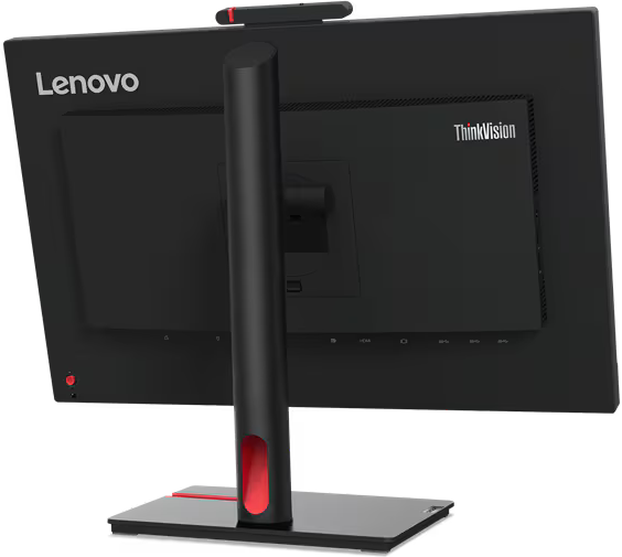 Монитор 23.8' Lenovo ThinkVision T24v-30 IPS 1920x1080, 75 Гц, 4 мс, 16:9, 250 кд/м², VGA, HDMI 1.4, DP 1.2, 3.5 Jack, USB Hub (3x USB 3.0, 1x USB 2.0), веб-камера (2 Мп), динамики (2x3 Вт), черный, фото5