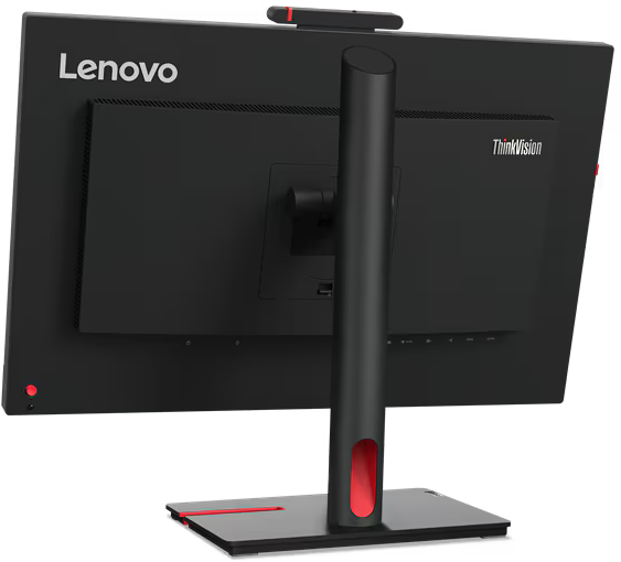 Монитор 23.8' Lenovo ThinkVision T24v-30 IPS 1920x1080, 75 Гц, 4 мс, 16:9, 250 кд/м², VGA, HDMI 1.4, DP 1.2, 3.5 Jack, USB Hub (3x USB 3.0, 1x USB 2.0), веб-камера (2 Мп), динамики (2x3 Вт), черный, фото6