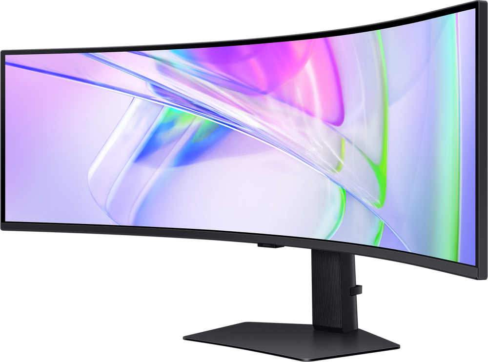 Монитор 49' Samsung ViewFinity S9 S49C950UAUXEN VA 5120x1440, 120 Гц, 5 мс, 32:9, 350 кд/м², 2xHDMI 2.0, DP 1.4, USB-C (90 Вт), 3.5 Jack, USB Hub (3x USB 3.0), динамики (2x5 Вт), HDR10, изогнутый экран (1000R), черный, фото5