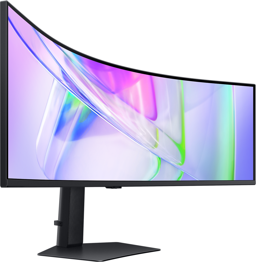 Монитор 49' Samsung ViewFinity S9 S49C950UAUXEN VA 5120x1440, 120 Гц, 5 мс, 32:9, 350 кд/м², 2xHDMI 2.0, DP 1.4, USB-C (90 Вт), 3.5 Jack, USB Hub (3x USB 3.0), динамики (2x5 Вт), HDR10, изогнутый экран (1000R), черный, фото6