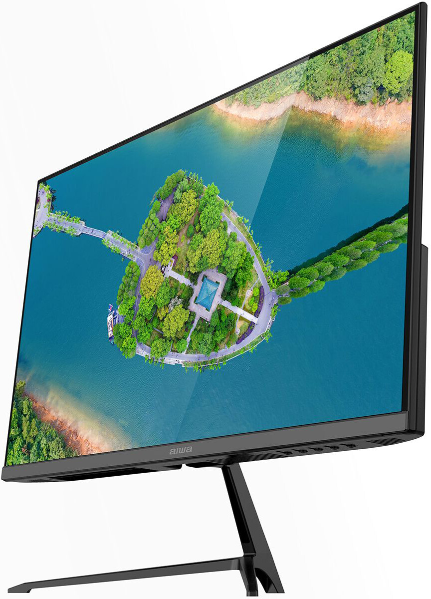 Монитор 23.8' Aiwa MD2410 IPS 1920x1080, 180 Гц, 1 мс, 16:9, 300 кд/м², 2xHDMI 2.0, DP, 3.5 Jack, динамики (2x2 Вт), HDR10, FreeSync, G-Sync Compatible, черный, фото2