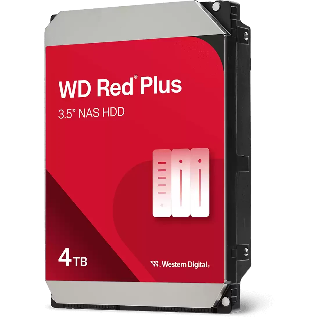 Жёсткий диск 4TB SATA-III WD Red Plus (WD40EFZZ): купить в