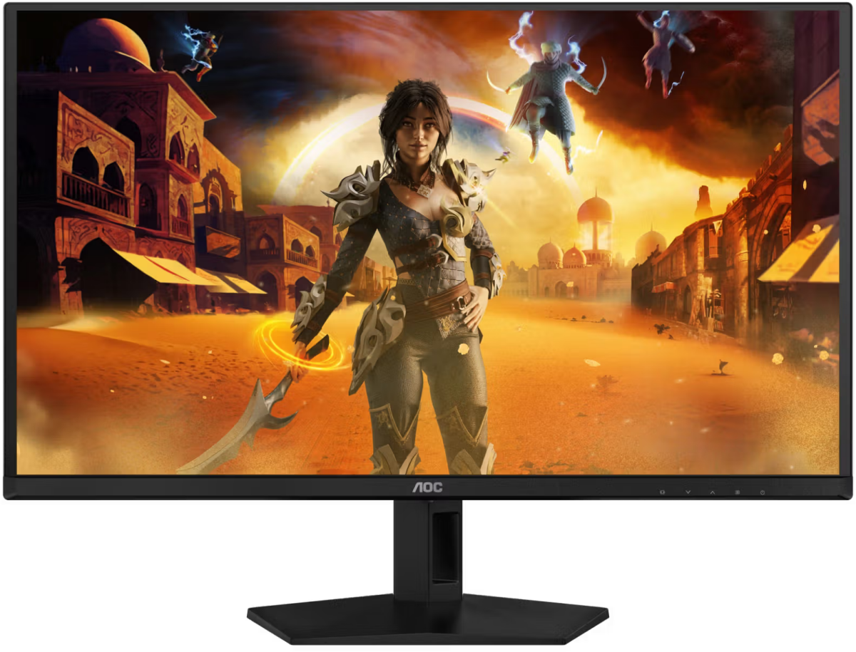 Монитор 26.5" AOC Q27G41ZDF QD-OLED 2560x1440, 240 Гц, 0.03 мс, 16:9, 400 кд/м², HDMI, DisplayPort, Flicker Free, Low Blue Light, черный, вид 2