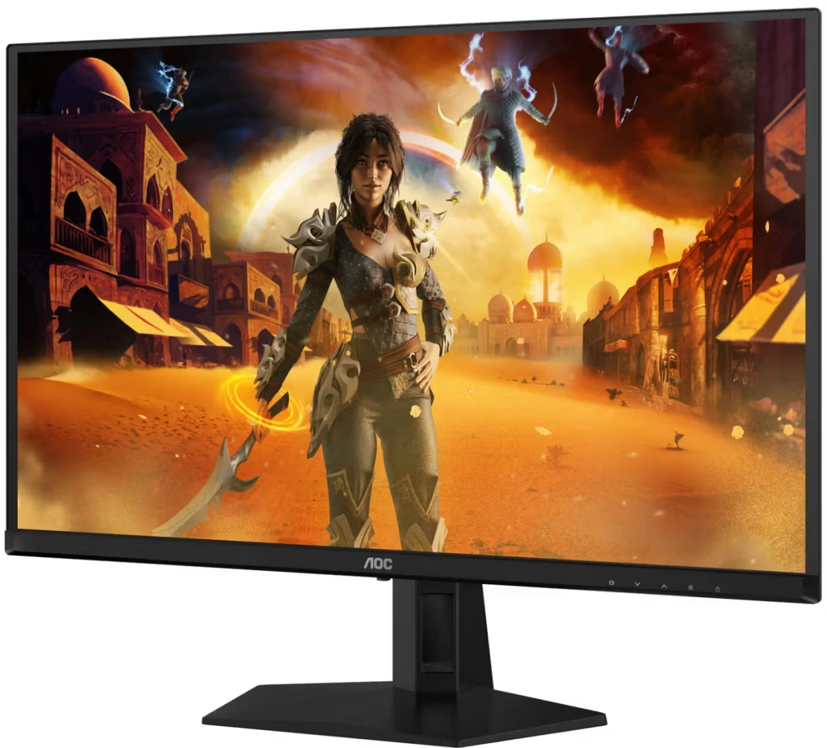 Монитор 26.5" AOC Q27G41ZDF QD-OLED 2560x1440, 240 Гц, 0.03 мс, 16:9, 400 кд/м², HDMI, DisplayPort, Flicker Free, Low Blue Light, черный, вид 3