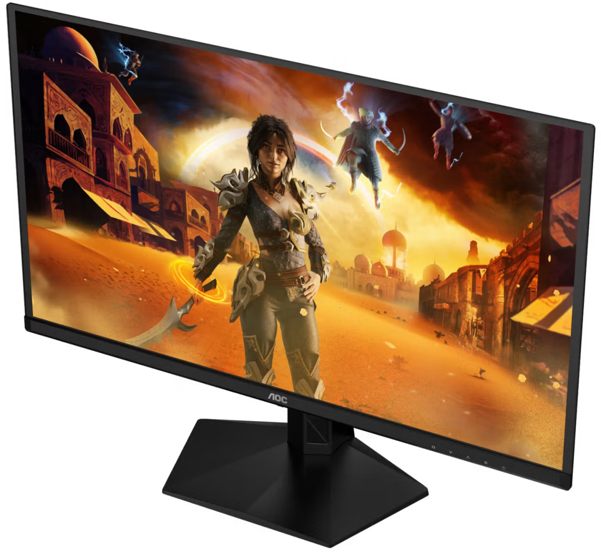 Монитор 26.5" AOC Q27G41ZDF QD-OLED 2560x1440, 240 Гц, 0.03 мс, 16:9, 400 кд/м², HDMI, DisplayPort, Flicker Free, Low Blue Light, черный, вид 5