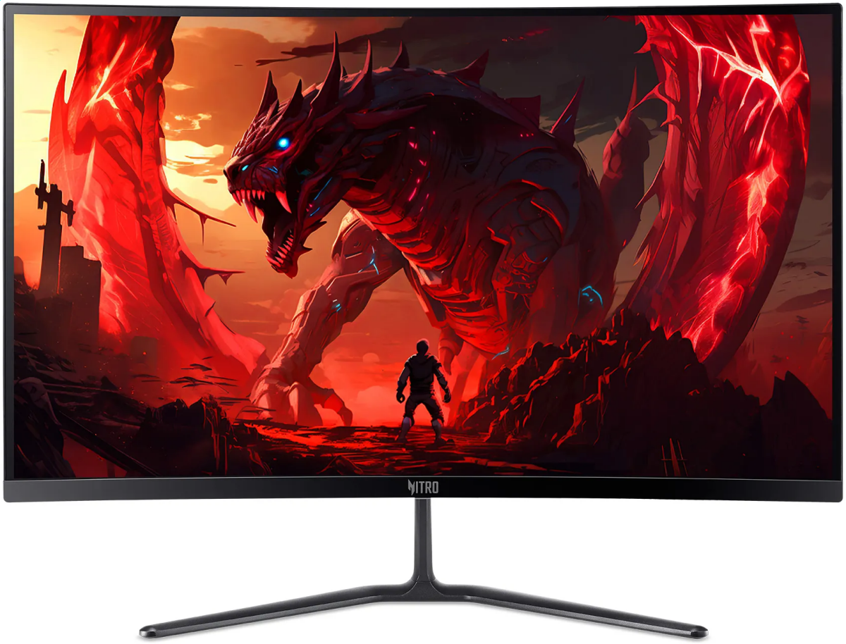 Монитор 27' Acer Nitro ED270UX6bmiipx VA 2560x1440, 220 Гц, 1 мс, 16:9, 250 кд/м², 2xHDMI, DisplayPort, изогнутый экран, Flicker Free, встроенные динамики, черный, фото4