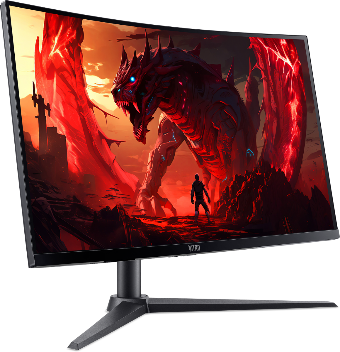 Монитор 27' Acer Nitro XZ270UX6bmiiphx VA 2560x1440, 220 Гц, 0.5 мс, 16:9, 250 кд/м², 2xHDMI, DisplayPort, изогнутый экран, Flicker Free, Low Blue Light, черный, фото3