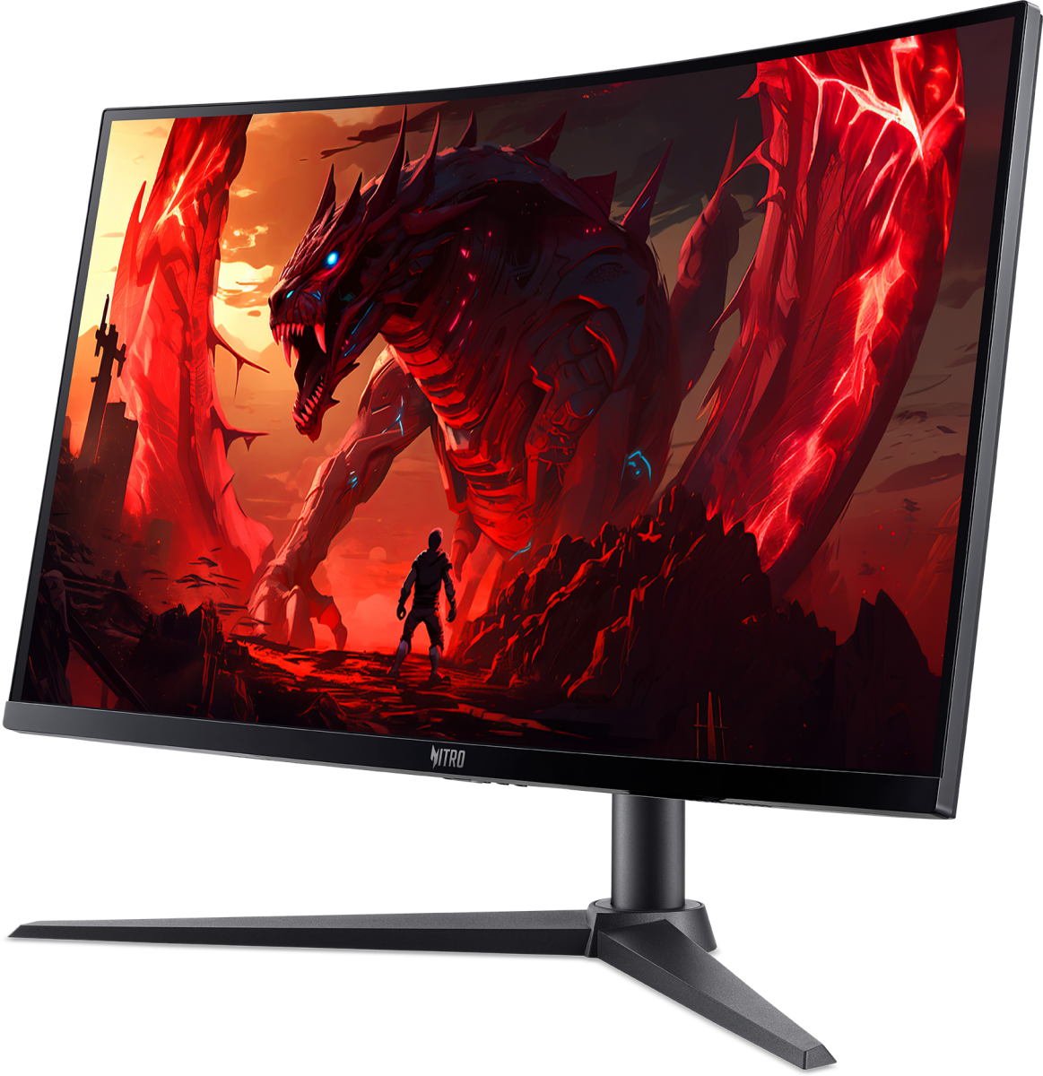 Монитор 27' Acer Nitro XZ270UX6bmiiphx VA 2560x1440, 220 Гц, 0.5 мс, 16:9, 250 кд/м², 2xHDMI, DisplayPort, изогнутый экран, Flicker Free, Low Blue Light, черный, фото4