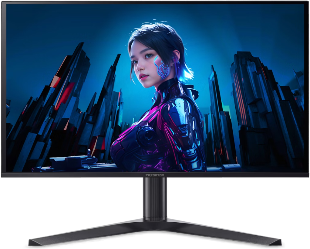 Монитор 26.5" Acer Predator X27U Z1bmiiprx QD-OLED 2560x1440, 280 Гц, 0.03 мс, 16:9, 1000 кд/м², 2xHDMI, DisplayPort, Flicker Free, Low Blue Light, черный